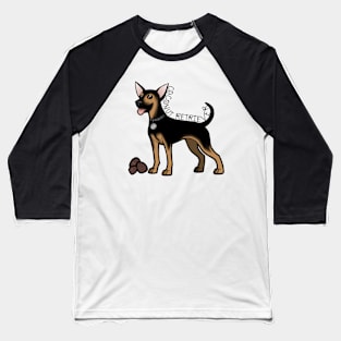 Coconut Retriever (brown and black) Baseball T-Shirt